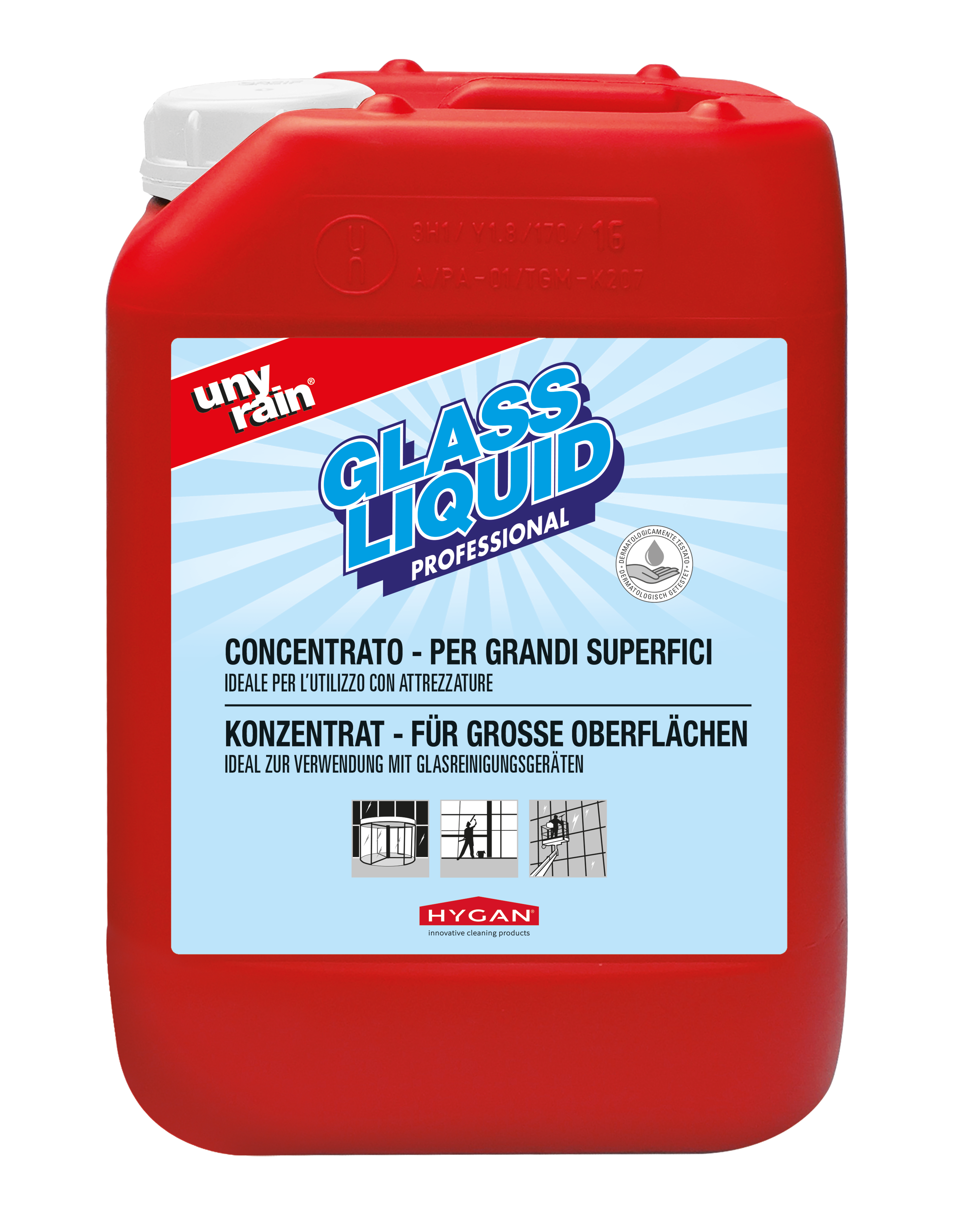GLASS LIQUID Reiniger für große Glas und Fensterflächen